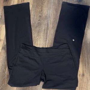 Lululemon Black Groove High Rise Flare Pants